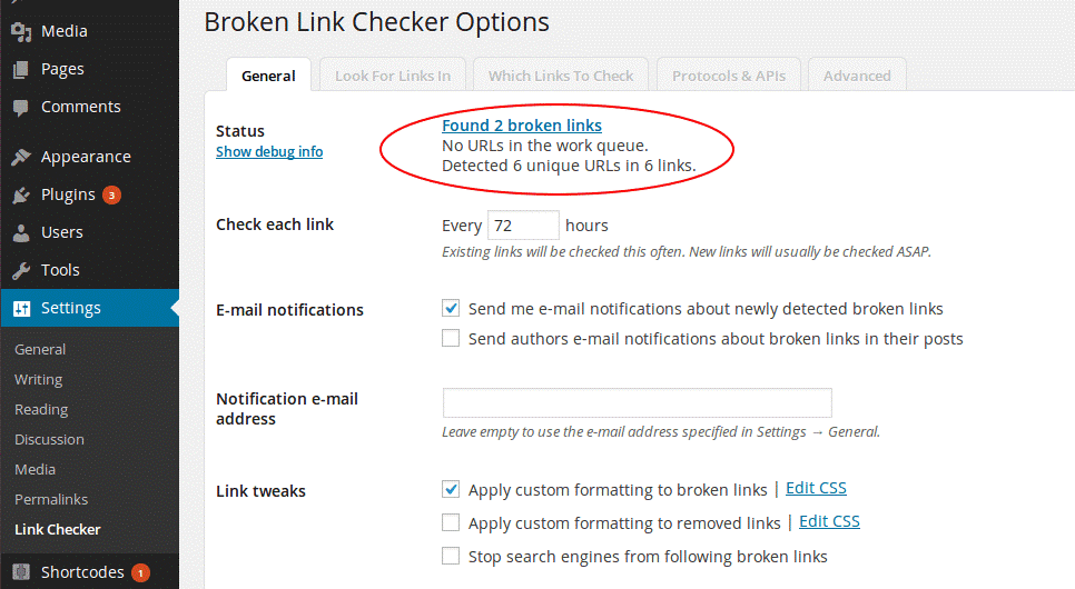 broken link checker